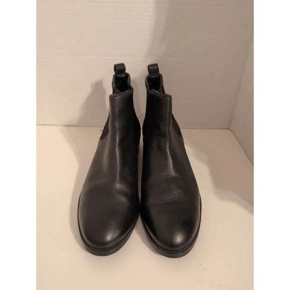 Cole Haan Landsman Chelsea Ankle Boot Black Leather Pull On Womens Size 9.5 - Picture 3 of 10
